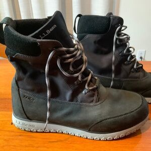 Men’s L.L Bean Suede Waterproof Fleece Lined Boots